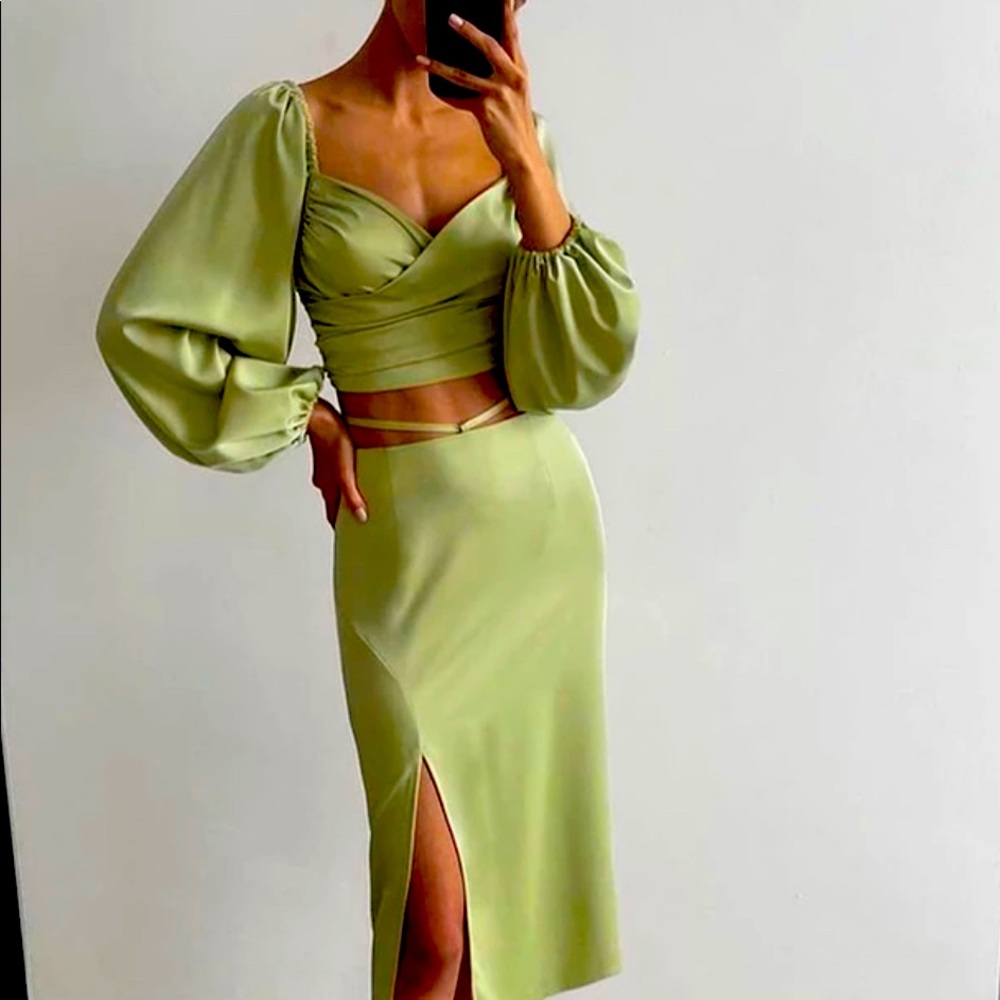 Sexy Satin 2 piece